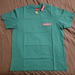 Supreme SS19 Teal Mesh Box Logo pocket Size XL